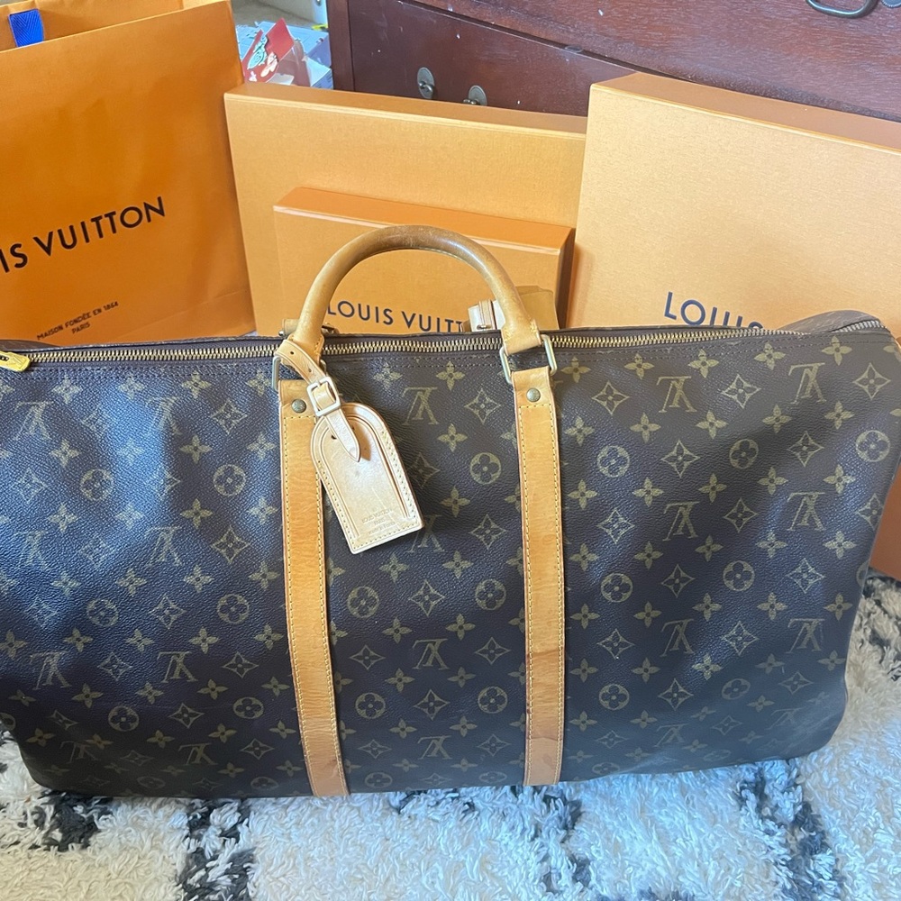 LOUIS VUITTON Monogram Keepall 60